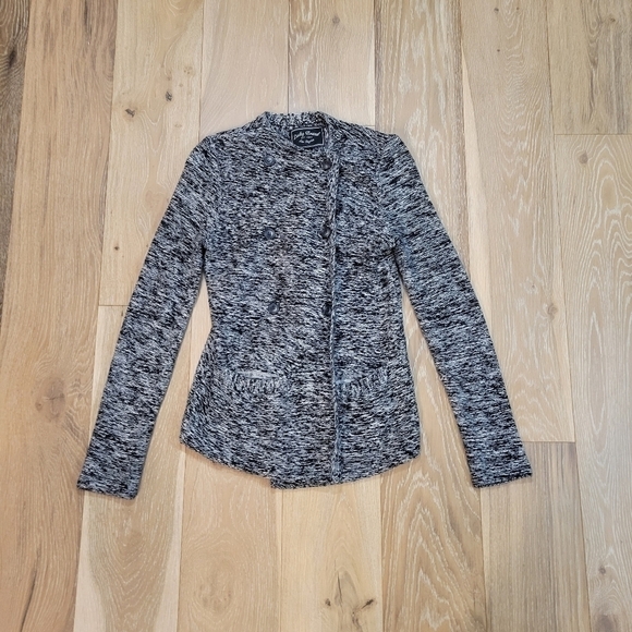 Lucky Brand Textured Knit Blazer Jacket Long Sleeve Casual size S - Picture 4 of 7